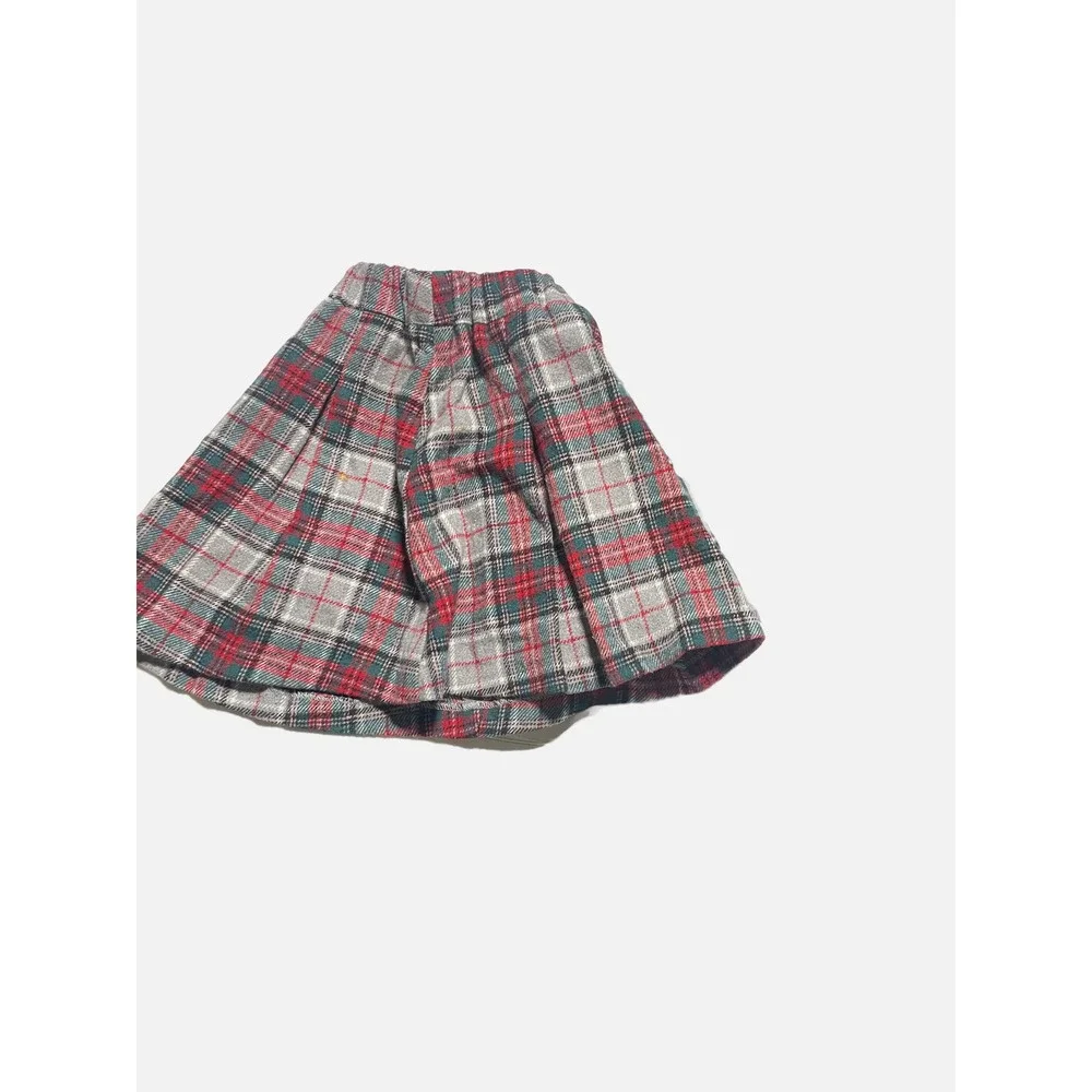 Copper Key Carter's Plaid Skirt‎ Bundle Kids 6 6X Red Green Holiday Preppy Lot